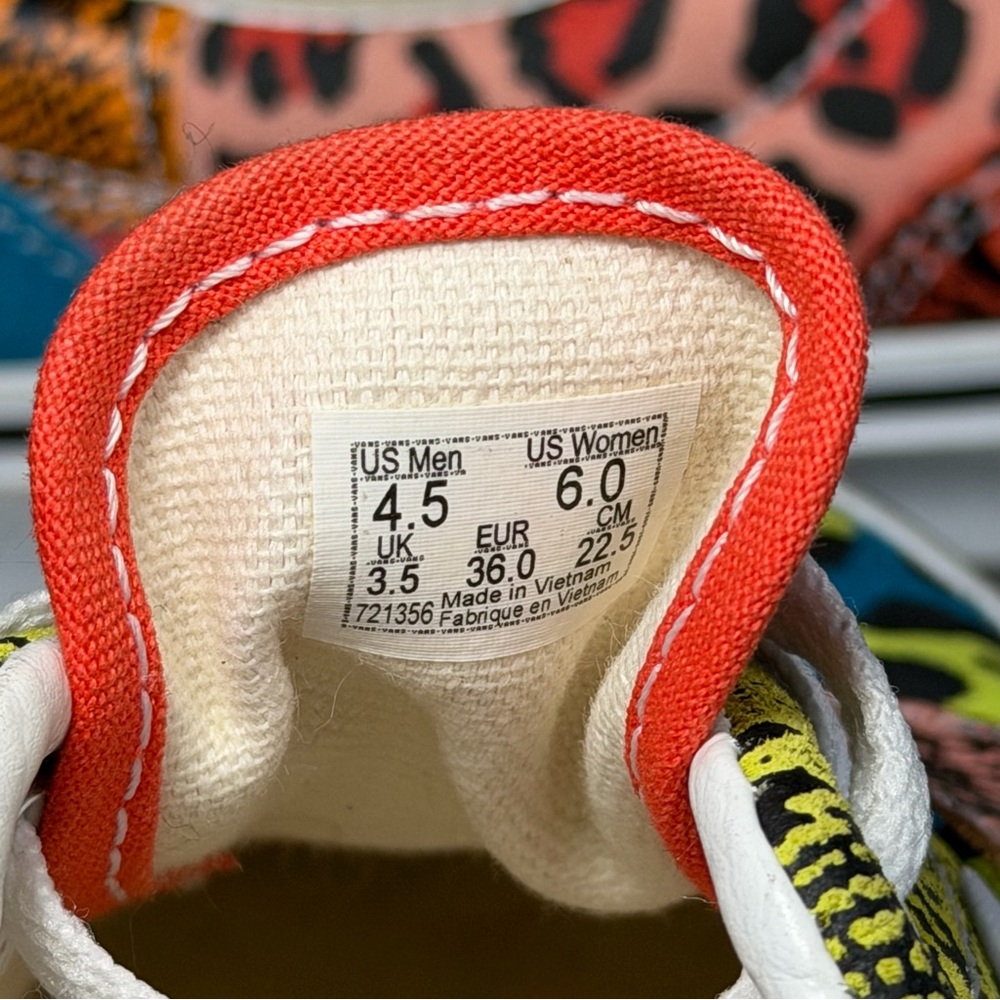 Vans Era Patchwork Leopard Snake Sneakers Multico… - image 6